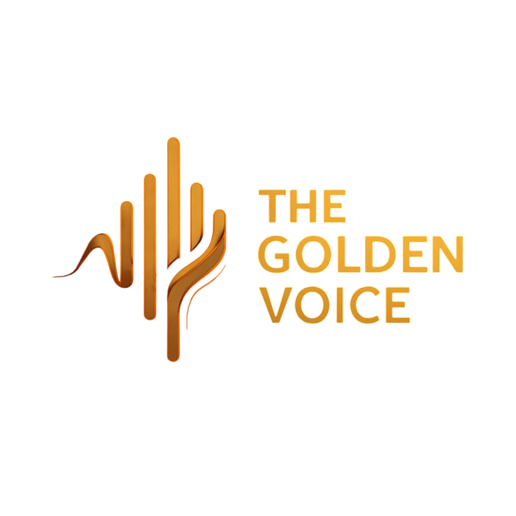 The Golden Voice Logo